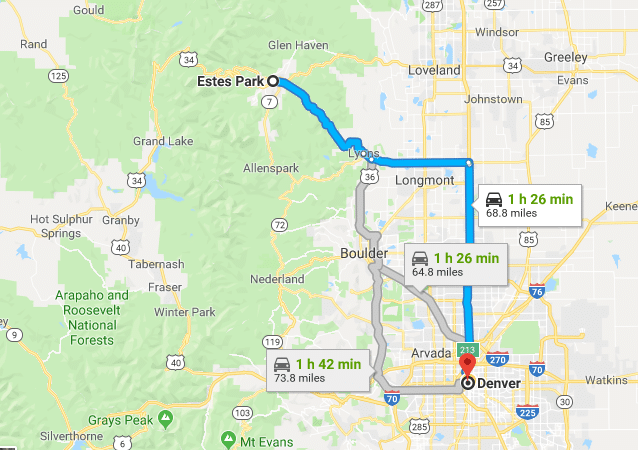 Denver To Estes Park How To Plan Your Trip Rocky Mountain Resorts