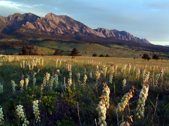 image of flatirons in Boulder