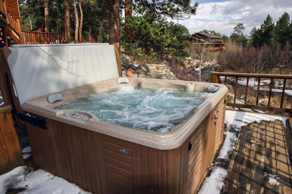 estes park vacation rentals with hot tub