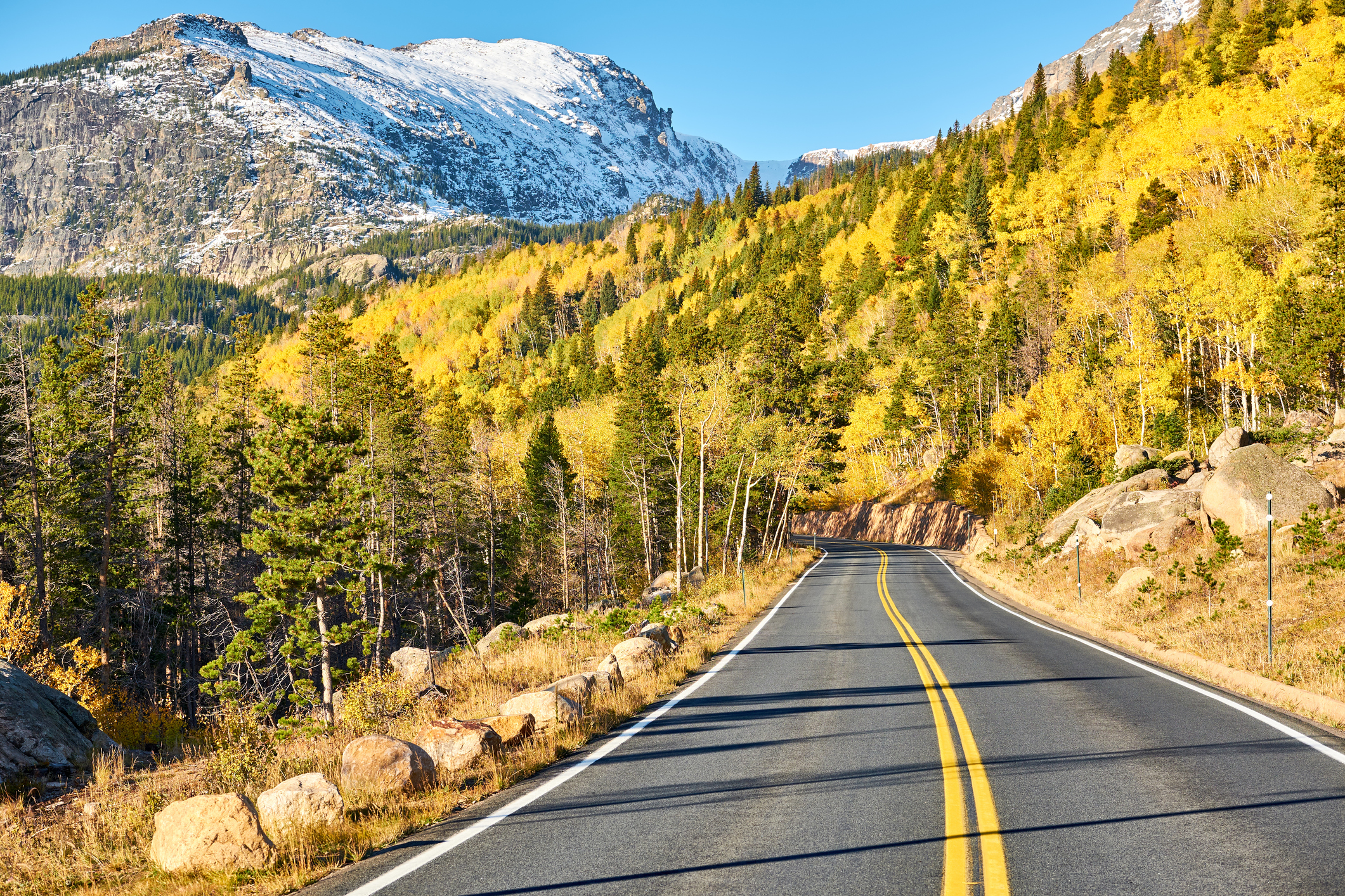 image of fall drives from Estes Park