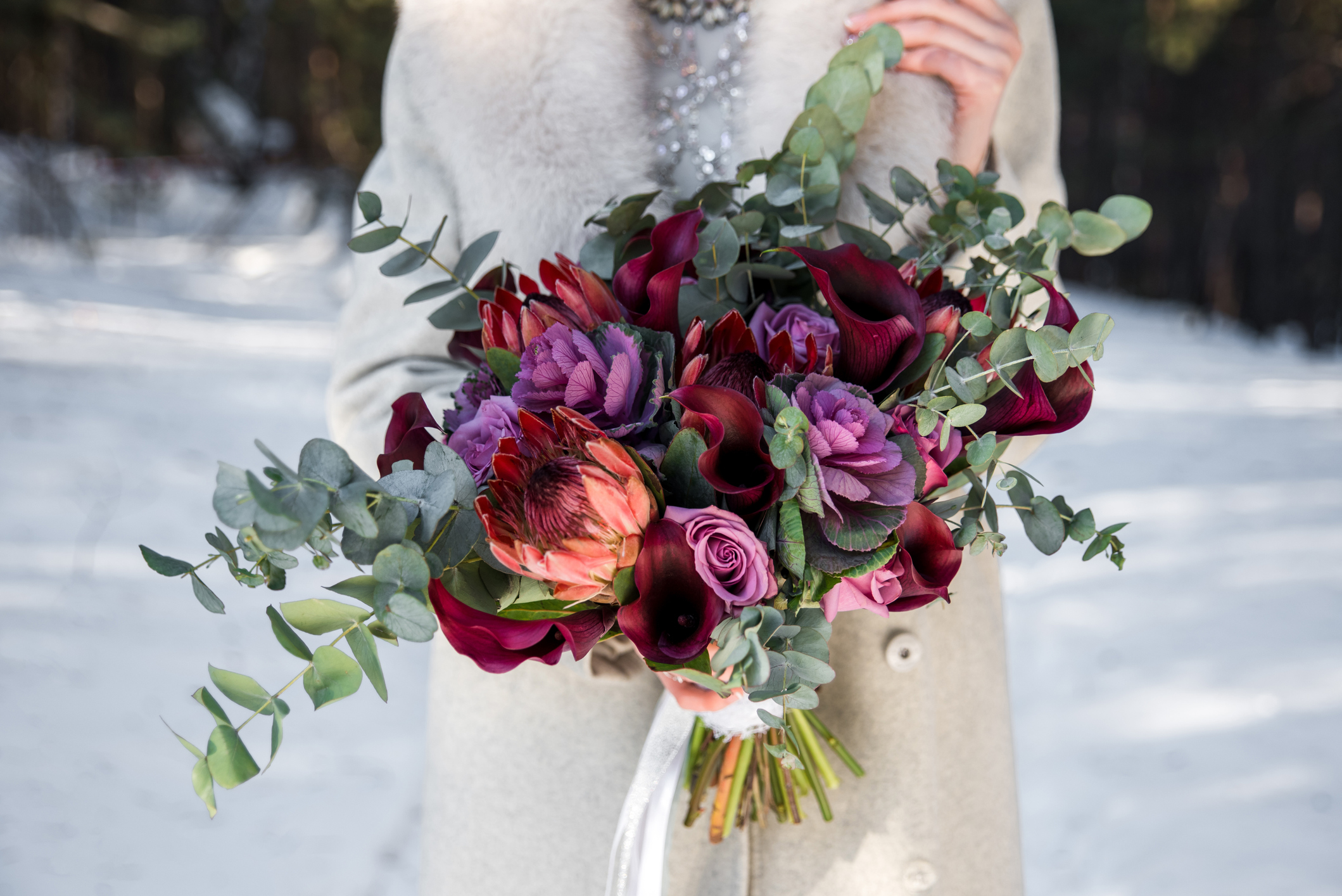 winter wedding in estes park