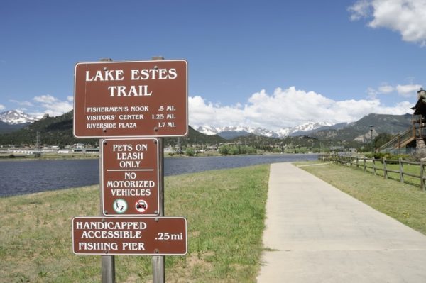lake estes trail sign Places to Photograph in Estes Park During the Winter
