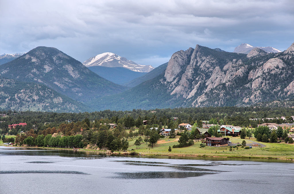 Lake in Estes Park, Colorado 